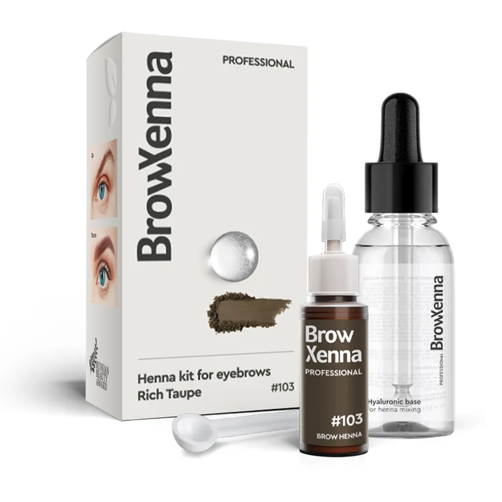BrowXenna Brow Henna Kit for Eyebrows (Bottle) - Image 2