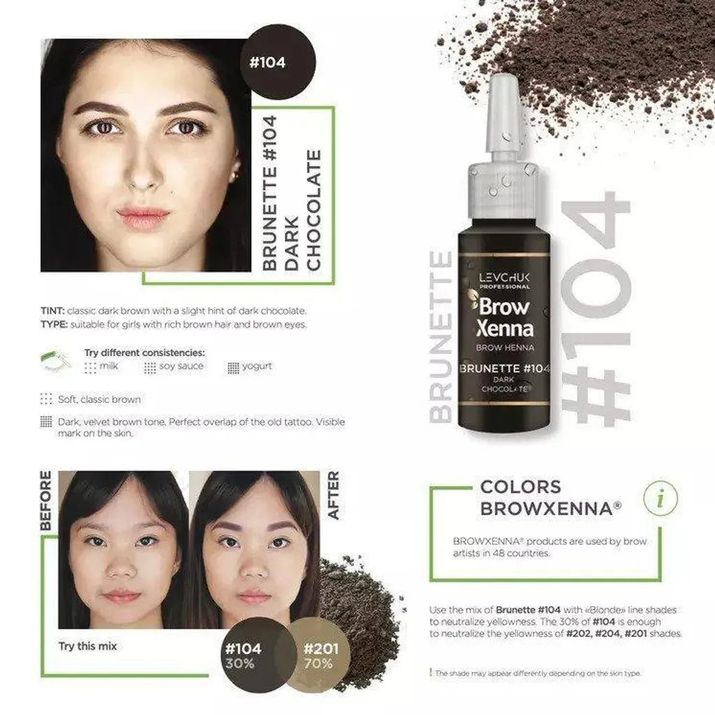 BrowXenna Brow Henna Kit for Eyebrows (Bottle) - Image 13