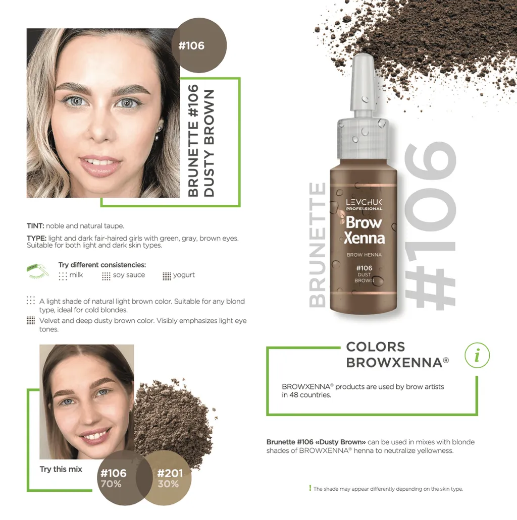 BrowXenna Brow Henna Kit for Eyebrows (Bottle) - Image 15