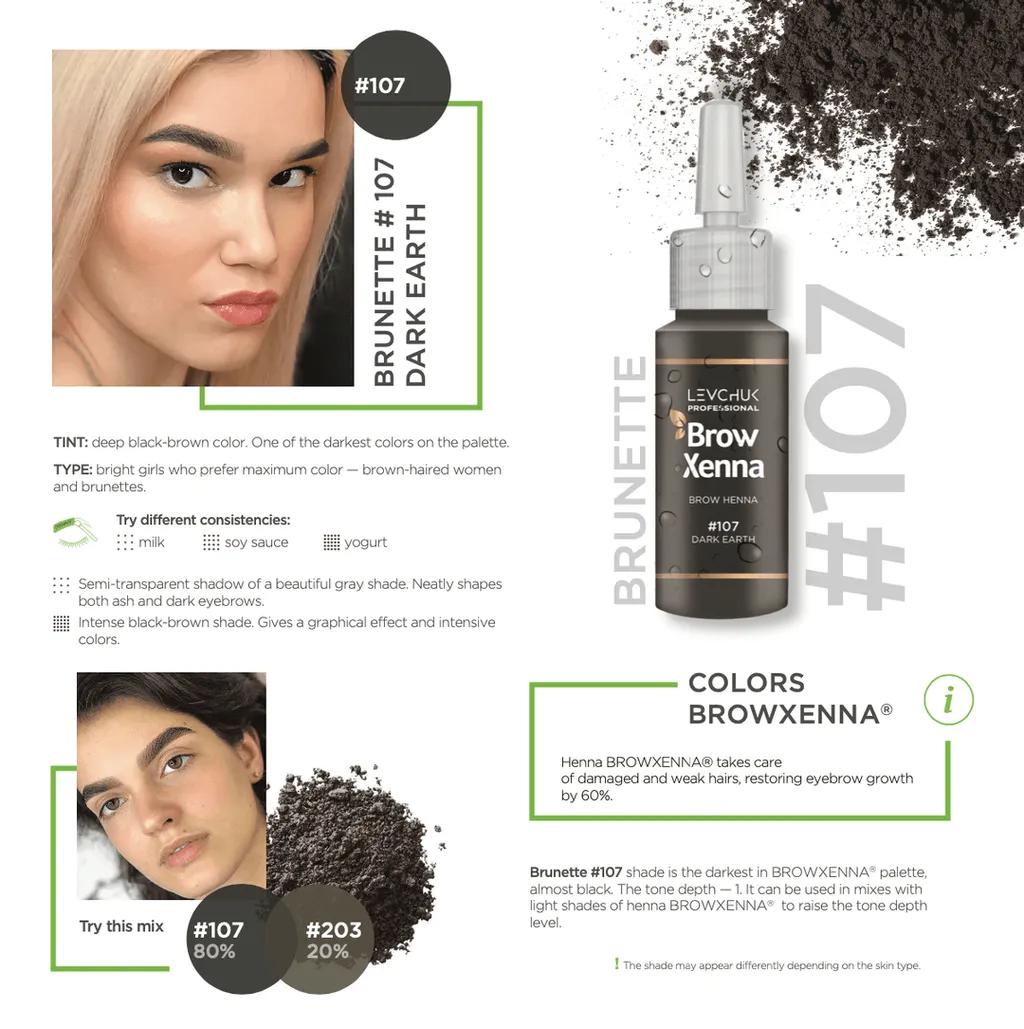 BrowXenna Brow Henna Kit for Eyebrows (Bottle) - Image 16
