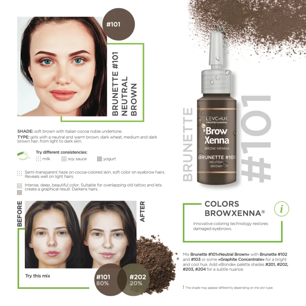BrowXenna Brow Henna Kit for Eyebrows (Bottle) - Image 10