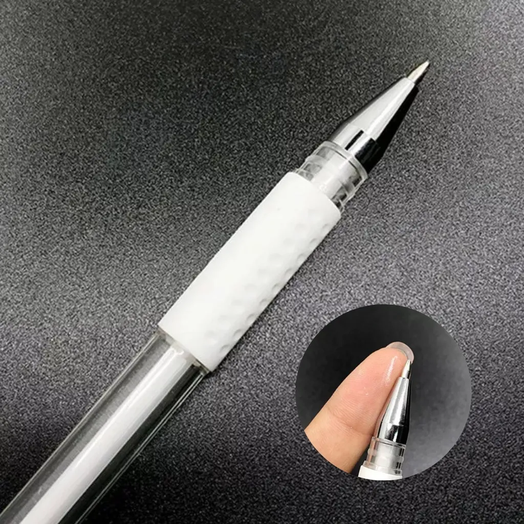 White Brow Precision Pen for Eyebrow Mapping, Microblading, Eyebrow Tattoo String - Image 2